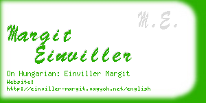 margit einviller business card